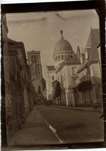 France Tours St Martin Basilica Charlemagne Tower Old Photo 1880