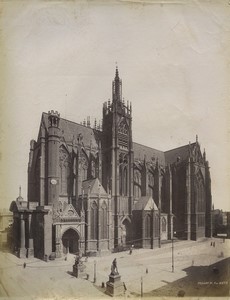 France Metz Cathedral Old Photo Prillot 1890