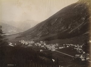 Suisse Majola Pontresina Alpes Suisses Ancienne Photo 1890 #1