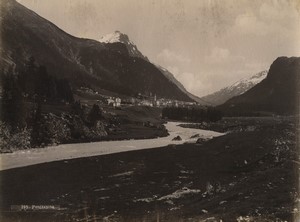 Switzerland Majola Pontresina Swiss Alps Old Photo 1890 #2