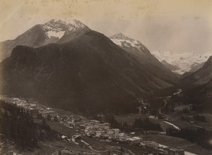Switzerland Majola Pontresina Swiss Alps Old Photo 1890 #3