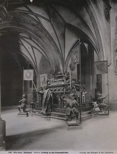 Germany Munchen Frauenkirche Kaiser Ludwig der Bayer Monument Photo Stengel 1890