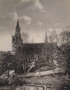 Allemagne Constance Cathédrale Notre-Dame Münster exterieur Ancienne Photo 1890