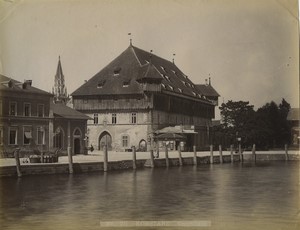 Germany Konzil Konstanz Council Building exterior Old Photo Wolf 1890