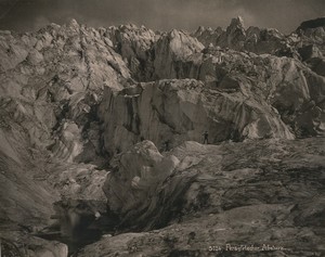 Switzerland Pers glacier Bernina Range Old Photo Schroeder 1890