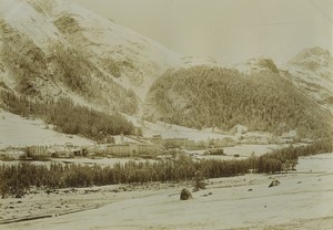 Switzerland Majola Pontresina Swiss Alps Old Photo 1890 #4