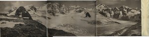 Switzerland Panorama from Diavolezza Bernina Morteratsch 3 Photos Schroeder 1890