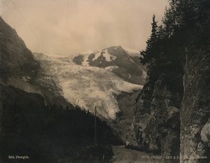 Italy Stelvio Pass Madatschferner Glacier Old Photo Photoglob 1890