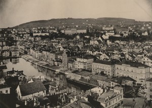 Switzerland Zurich general view Old Photo Schroeder 1890