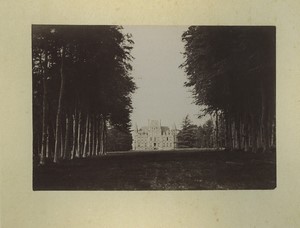 France Normandy Bosgouet Castle Trees Old Photo Dallemagne 1890