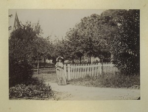 France Eure Bosgouet jardin du Chateau Ancienne Photo Dallemagne 1890 #3