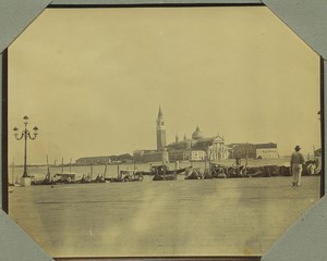 Italy Venise Ile Saint Georges San Giorgio Maggiore Ancienne Photo Amateur 1908
