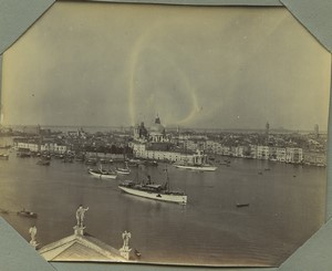 Italy Venise Panorama depuis la Basilique Santa Maria della Salute Ancienne Photo Amateur 1908