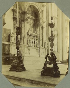 Italy Venice Monument of Doge Vendramin San Zanipolo Old Photo Snapshot 1908