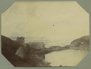 France Brittany Fresnaye Bay & sea mill Old Photo Snapshot 1909