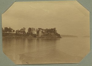France Brittany Rance River Old Photo Snapshot 1909