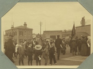 United Kingdom Jersey Salvation Army parade Old Photo Snapshot 1909