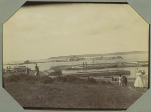 United Kingdom Jersey Elizabeth Castle Old Photo Snapshot 1909