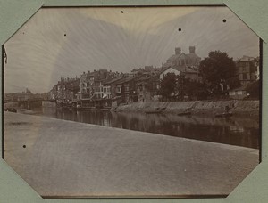 France Meuse Verdun Canal Old Photo Snapshot 1910