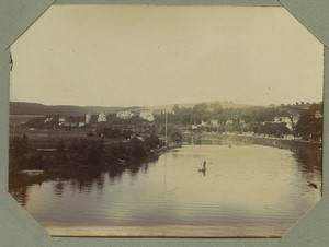 France Meuse river Saint Mihiel Old Photo Snapshot 1910