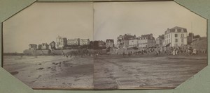France Saint Malo Parame Pointe de Rochebonne 2 Old Photos Snapshot 1909