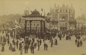 Suede Helsingborg Fête Celebrations ancienne Photo Cabinet Dahlquist 1890