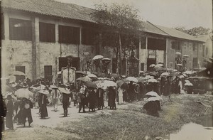 China street exhibition or market? Old Photo 1900 #2