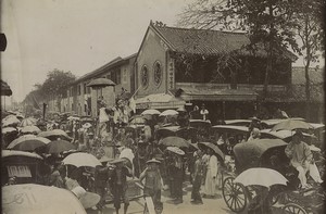 China street exhibition or market? Old Photo 1900 #3