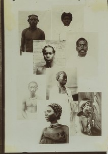 Madagascar Natives Portrait Photomontage Old Composite Photo Ramahandry 1910' #1