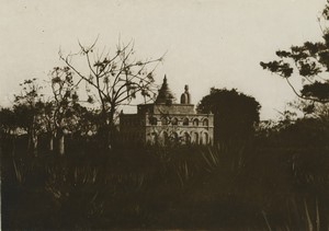 Madacascar Small Temple or Tomb in the Forest old Photo 1930