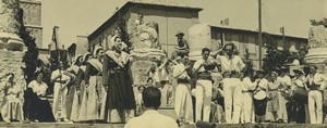 France Arles folk group Music Traditional Costumes Old Photo 1947 #1