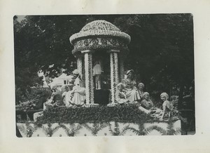 France Nice or Menton Carnival Battle of Flowers? Old Photo 1939 #3