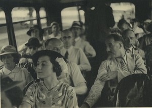 USA New York Public Transport Old Houston Rogers Photo 1940
