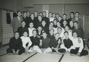 Japan Aichi Ichinomiya High School? Student group Old Photo 1959
