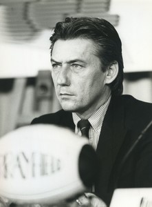 Homme d'Affaires Producteur musical Allan Callan portrait Ancienne Photo Martine Archambault 1980's #2