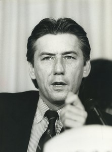 Homme d'Affaires Producteur musical Allan Callan portrait Ancienne Photo Martine Archambault 1980's #3