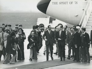 France Jacques Chirac accueille Gerald Ford Henry Kissinger Spirit of 76 Ancienne Photo 1976? #1