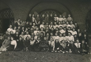 France Moulins Lille Jeunesse Ouvriere Catholique old Photo Fotonor Easter 1944