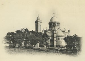Algeria Algiers Basilique Notre Dame d'Afrique Basilica Photogravure Geiser 1890