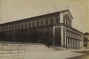 Allemagne Munich Abbaye Saint-Boniface Benedictine Ancienne Photo Studio 1890