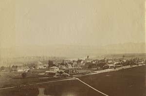 Switzerland or Germany? Rheinfelden? Town Panorama Old Studio Photo 1890