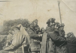 France Douaisis Auby Liberation par les Troupes Anglaises Ancienne Photo snapshot sept 1944 #1