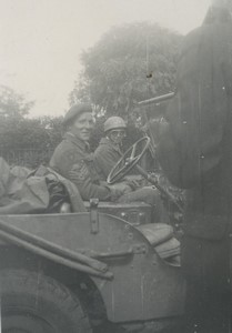 France Douaisis Auby Liberation par les Troupes Anglaises Ancienne Photo snapshot sept 1944 #6