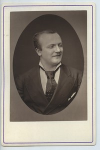 Leon Fusier Theatre Palais Royal Old Cabinet card woodburytype 1875