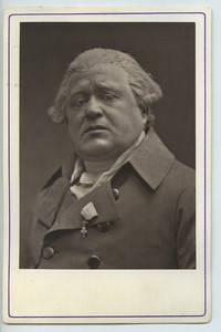 Charles Joseph Thiron Theatre Old Cabinet card Nadar woodburytype 1875