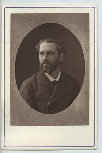 Opera Singer Jacques Bouhy Baritone Old Cabinet card woodburytype 1875