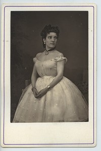 Rita Sangalli Danseuse Chanteuse Opera Ancienne carte cabinet photoglyptie 1875