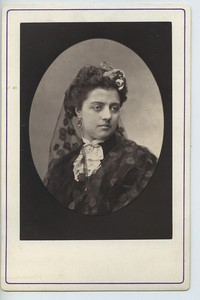 Blanche Boissart dite Bianca Theatre Old Mulnier Cabinet card woodburytype 1875