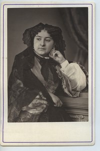 Dancer Celine Montaland Theatre Gymnase Old Cabinet card woodburytype 1875