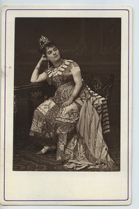 Helena Sanz Actrice Theatre des Italiens Ancienne Mulnier carte cabinet photoglyptie 1875
